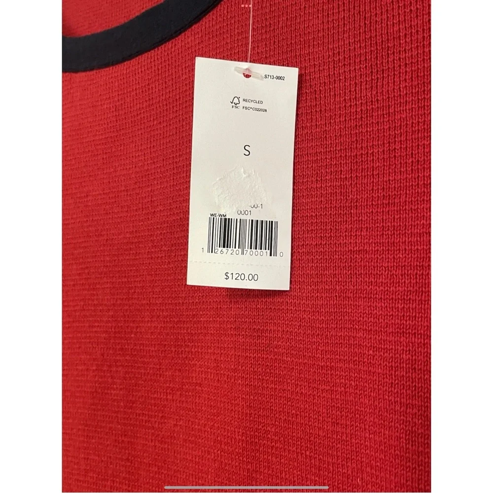 Banana Republic Red and Black Sweater Dress - Picture 6 of 9